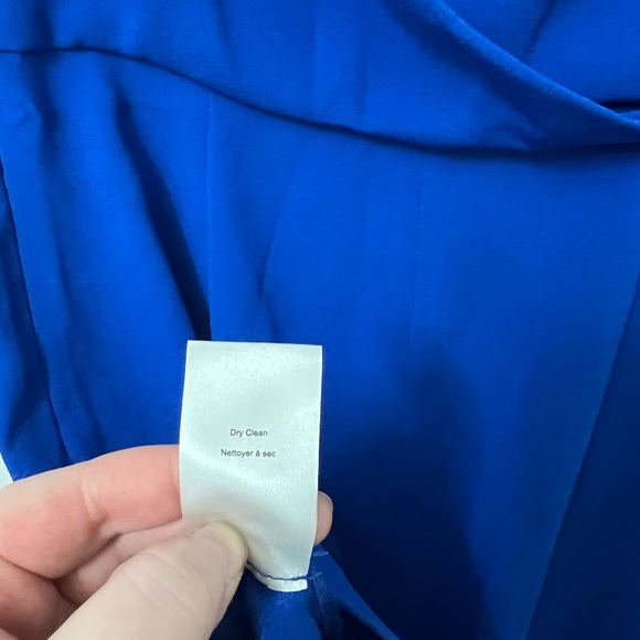 Pending local sale 💙Aritzia Babaton Rylan Draped Back Mini Dress - Picture 4 of 8